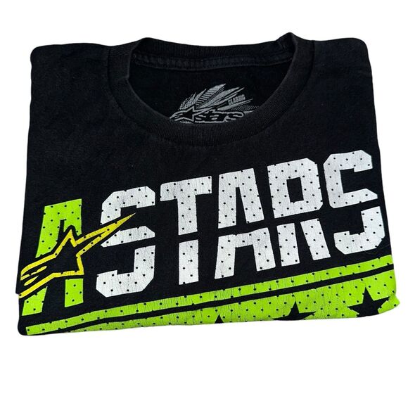 Alpinestars Performance Vintage Y2K Graphic Tee Large Motocross Racing T-Shirt - Picture 11 of 12